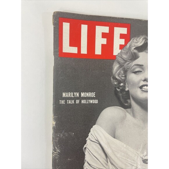 Marilyn Monroe Life Magazine Apr 7 1952 - Flying Saucers Truman's - Fine - Picture 3 of 17